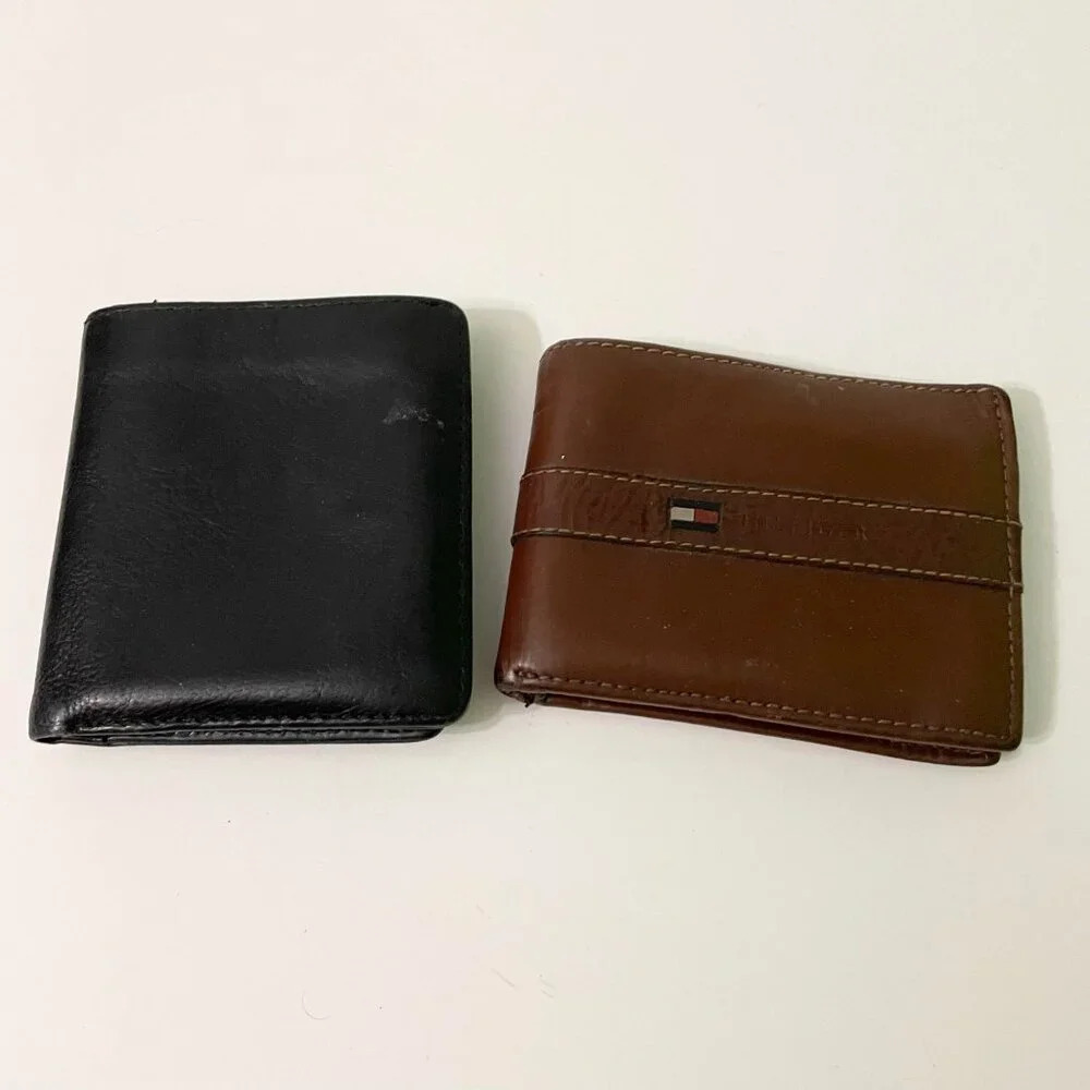 Danier and Tommy Hilfiger Bifold Wallets